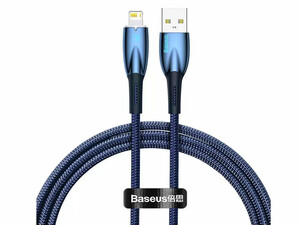 کابل شارژ لایتنینگ 2.4 آمپر یک متری بیسوس Baseus Glimmer Fast Charging Data Cable CADH000201