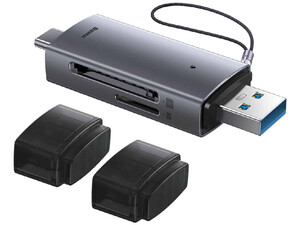 کارت‌ خوان یواس‌بی به تایپ‌سی بیسوس Baseus AirJoy Series Card Reader USB3.0 Single Read WKQX070413