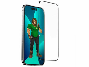 گلس شیشه‌ای سه بعدی آیفون 14 گرین Green Lion 3D Silicone Anti Broken Glass Compatible iPhone 14 (6.1&quot;)