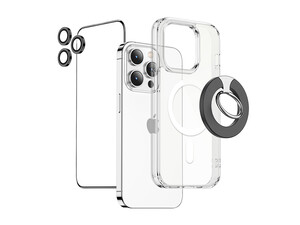 پک 4 در 1 آیفون 14 پرو مکس گرین Green iPhone 14 Pro Max 4 In 1 360° Protection Pack