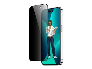 محافظ صفحه نمایش شیشه ای حریم شخصی آیفون 14 پرو مکس گرین Green iPhone 14 Pro Max 9H Steve Privacy Anti-Peeping Full Glass