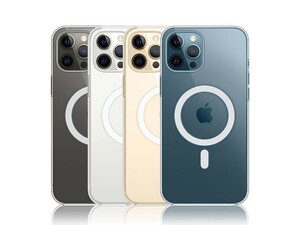 قاب ضد ضربه مگ سیف آیفون 12 پرو مکس گرین Green iphone 12 Pro Max Clear Magsafe Anti-Shock Case