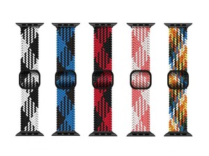 بند پارچه ای اپل واچ 38 و 40 میلی‌ متر گرین Green Apple Watch 38/40mm Braided Solo Loop Adjustable Strap