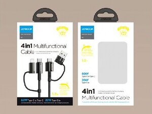 کابل چندمنظوره تایپ‌سی و لایتنینگ جویروم JOYROOM Multifunctional Cable Type-C To Type-C-Type-C To Iphone G3