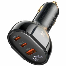 شارژر فندکی فست شارژ ماشین تایپ سی 128  وات مک دودو CC-445