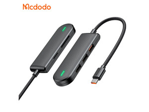 خرید بهترین هاب 5 پورت تایپ سی مک دودو Mcdodo HU-143 5in1 USB-C Hub