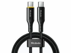 کابل شارژ هوشمند تایپ سی به تایپ سی 100 واتی 1.8 متر مک دودو MCDODO CA-346 Auto Power Off Charging Type-c to Type-c Cable