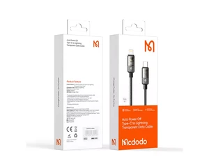 کابل هوشمند تایپ سی به لایتنینگ 36 وات 1.2 متری مک دودو Mcdodo Auto Power Off Type-C to Lightning Data Cable CA-316