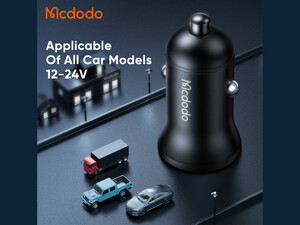 شارژر فندکی 45 وات فست شارژ مک دودو CC MCDODO BLACK 45W PD+ 5A FAST CAR CHARGER CC 2680