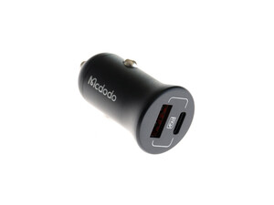 CC MCDODO BLACK 45W PD+ 5A FAST CAR CHARGER CC 2680