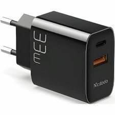 شارژر دیواری فست شارژ 33 واتی مک دودو MCDODO CH-0921 33W PD Dual-Port Fast Charger