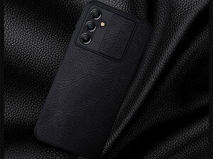 کیفیت قاب محافظ سامسونگ A24 نیلکین Nillkin Samsung Galaxy A24 4G Qin Pro leather case