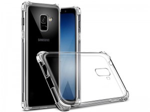 کاور ژله ای مدل Shockproof Corner TPU مناسب برای گوشی موبایل سامسونگ A6 Plus 2018