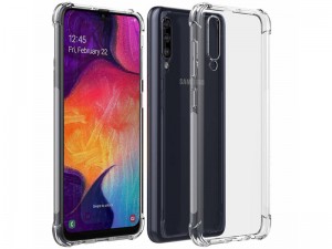 کاور ژله ای مدل Shockproof Corner TPU مناسب برای گوشی موبایل سامسونگ A50
