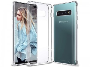 کاور ژله ای مدل Shockproof Corner TPU مناسب برای گوشی موبایل سامسونگ S10 Plus