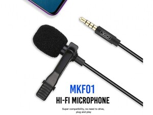 میکروفون با جک 3.5 میلی‌متری ایکس‌او XO Lavalier Microphone 2m  MKF-01