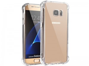 کاور ژله ای مدل Shockproof Corner TPU مناسب برای گوشی موبایل سامسونگ J6 2018