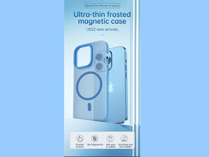 قاب مگنتی آیفون 14 پرومکس 6.7 اینچ ویوو WiWU Ultra Thin Frosted case for IP14/ 6.7'' Pro Max MCC-103