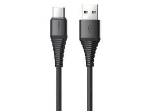 کابل شارژ و انتقال داده تایپ سی راک Rock Hi-Tensile Type-C Cable 1m