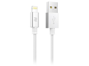 کابل شارژ و انتقال داده لایتنینگ راک Rockspace Metal Lightning Cable 1M