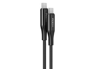 کابل شارژ سریع تایپ سی راک Rock R3 Type-C Cable 1m