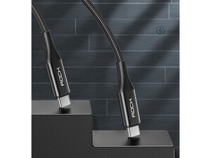 کابل شارژ سریع تایپ سی راک Rock R3 Type-C Cable 1m