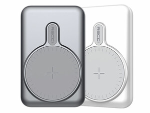 پاور بانک و شارژر بی سیم 10000 رسی RECCI RPB-P15 MAGNETIC WIRELESS POWER BANK 10000MAH