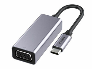 مبدل تایپ سی به وی جی ای رسی Recci Type-C to VGA HUB RH12