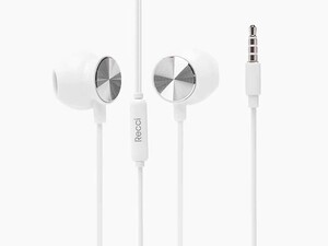 خرید هندزفری سیمی با جک 3.5 میلی‌متری رسی RECCI REP-L01 In-Ear Wired Earphones