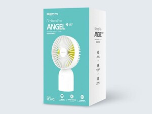 پنکه کوچک رومیزی شارژی رسی Recci Desktop Fan Angel RLS-F01