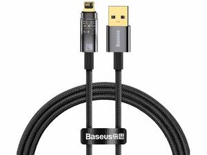کابل شارژ سریع یو اس بی به لایتنینگ یک متری 2.4 آمپر بیسوس Baseus USB Lightning cable