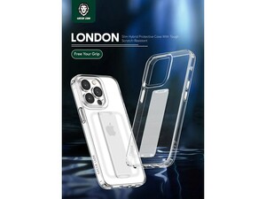 قاب محافظ شیشه ای آیفون 13 پرو مکس گرین Green iphone 13 Pro Max London Grip Case