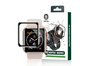 محافظ صفحه نمایش اپل واچ سری 4/5 سایز 44 میلی متر گرین Green 3D Screen Protector Apple Watch 4/5 Series 44mm