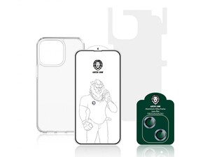 پک 4 در 1 آیفون 13  گرین Green iPhone 13 4 In 1 360° Protection Pack