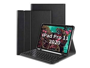 کیف چرمی وگان کیبورد دار آیپد پرو 11 2020 و 2021 گرین Green ipad Pro 11 2020/2021 Wireless Keyboard Premium Vegan Leather Case