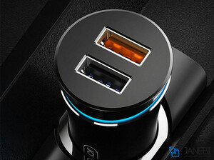 شارژر فندکی سریع جویروم Joyroom JR-C08 Smart dual-port Car Charger