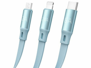 کاابل چندکاره شارژ سریع مک دودو Mcdodo CA-120 3-in-1 Retractable 6A Super Fast Charging Data Cable