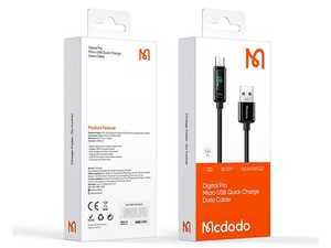 مشخصات کابل MicroUSB شارژ سریع و انتقال دیتا مک دودو