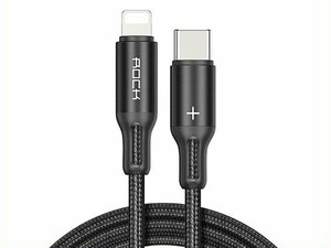 کابل سریع تایپ سی به لایتنینگ راک Rock R2 Type-C to Lightning Cable 1m