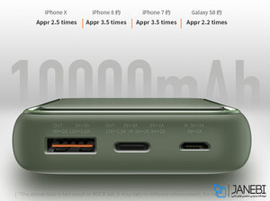 پاور بانک راک Rock P65 10000mAh Power Bank