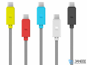 کابل مبدل تایپ سی به لایتنینگ راک RockSpace Type-C To Lightning Cable
