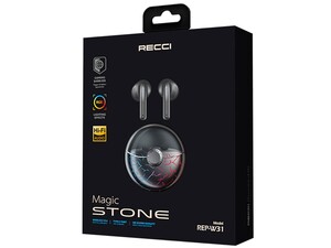 هندزفری بلوتوث گیمینگ رسی Recci Magic Stone Series TWS Gaming Earphone REP-W31