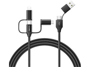 کابل چند سر فست شارژر 6 در 1 رسی Recci - Rtc-T07 6 in 1 Data Cable