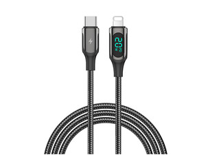 کابل تایپ سی رسی به لایتنینگ فست شارژ RECCI RTC-P10CL PD 20W FAST CHARGING CABLE 1M