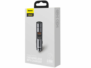 شارژر فندکی و اف ام پلیر خودرو بیسوس Baseus CRNLZ01 FM transmitter car charger