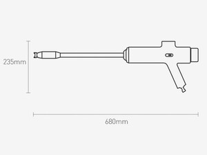 شلنگ 3.5 متری و نازل کارواش خانگی بیسوس Baseus Electric Car Wash Spray Nozzle Cleaning Kits CRDDSQ-01