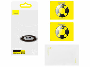 محافظ لنز دوربین هواوی میت 40 پرو(پک دو عددی) بیسوس Baseus 0.3mm Full-frame Lens Film SGQK000502