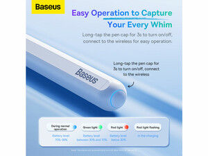 قلم لمسی بیسوس Baseus Smooth Writing Wireless Charging Stylus BS-PS003