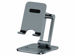 خرید هولدر موبایل رومیزی بیسوس Baseus Desktop Biaxial Foldable Metal Stand LUSZ000013