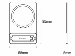 پایه نگهدارنده مگنتی موبایل بیسوس Baseus stand with magnetic holder LUXZ010001